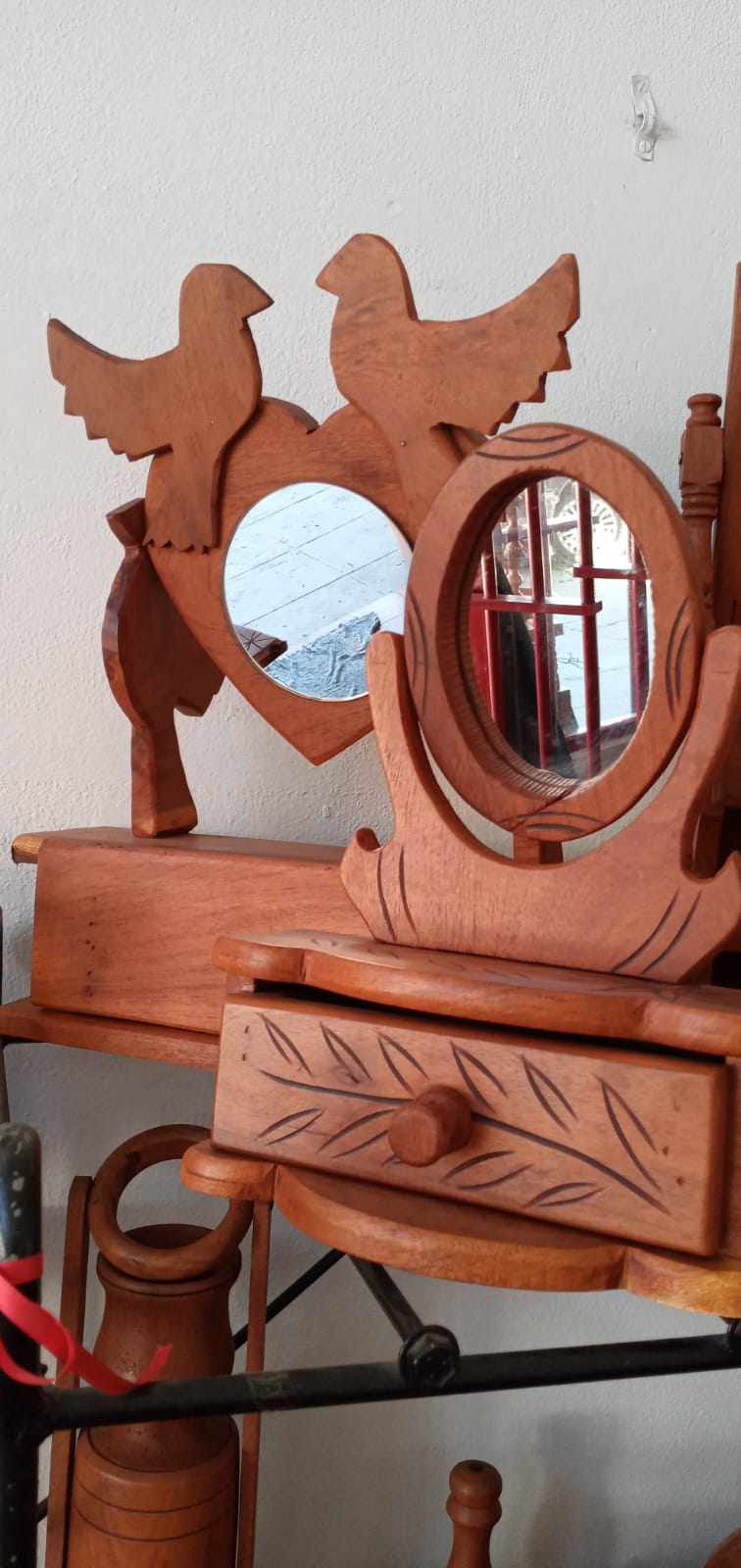 Porta espejo con caja